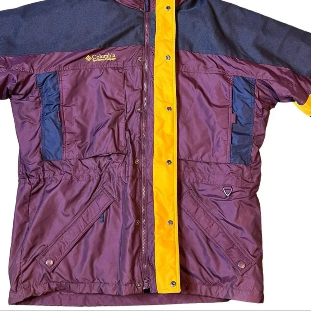 Columbia Men’s 3-in-1 Ski Jacket West Ridge Snowboard Coat 90s Vintage Liner